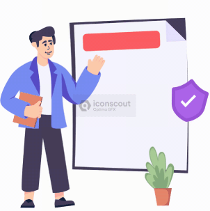 Animated illustration of business compliance